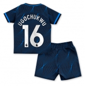 Chelsea Lesley Ugochukwu #16 Uit tenue voor kinderen 2023-24 Korte Mouwen (+ broek)