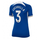 Chelsea Marc Cucurella #3 Thuis tenue voor Dames 2023-24 Korte Mouwen