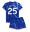 Chelsea Moises Caicedo #25 Thuis tenue voor kinderen 2024-25 Korte Mouwen (+ broek)