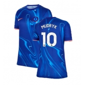 Chelsea Mykhailo Mudryk #10 Thuis tenue voor Dames 2024-25 Korte Mouwen