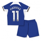 Chelsea Noni Madueke #11 Thuis tenue voor kinderen 2023-24 Korte Mouwen (+ broek)