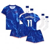 Chelsea Noni Madueke #11 Thuis tenue voor kinderen 2024-25 Korte Mouwen (+ broek)