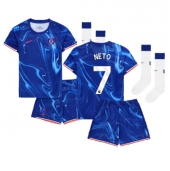 Chelsea Pedro Neto #7 Thuis tenue voor kinderen 2024-25 Korte Mouwen (+ broek)