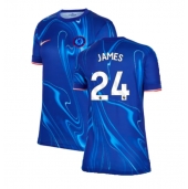 Chelsea Reece James #24 Thuis tenue voor Dames 2024-25 Korte Mouwen