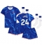 Chelsea Reece James #24 Thuis tenue voor kinderen 2024-25 Korte Mouwen (+ broek)