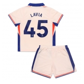 Chelsea Romeo Lavia #45 Uit tenue voor kinderen 2024-25 Korte Mouwen (+ broek)