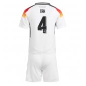 Duitsland Jonathan Tah #4 Thuis tenue voor kinderen EK 2024 Korte Mouwen (+ broek)