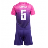 Duitsland Joshua Kimmich #6 Uit tenue voor kinderen EK 2024 Korte Mouwen (+ broek)