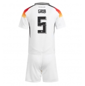 Duitsland Pascal Gross #5 Thuis tenue voor kinderen EK 2024 Korte Mouwen (+ broek)