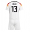 Duitsland Thomas Muller #13 Thuis tenue voor kinderen EK 2024 Korte Mouwen (+ broek)