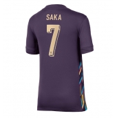 Engeland Bukayo Saka #7 Uit tenue voor Dames EK 2024 Korte Mouwen