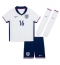 Engeland Conor Gallagher #16 Thuis tenue voor kinderen EK 2024 Korte Mouwen (+ broek)