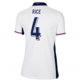 Engeland Declan Rice #4 Thuis tenue voor Dames EK 2024 Korte Mouwen