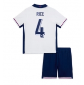 Engeland Declan Rice #4 Thuis tenue voor kinderen EK 2024 Korte Mouwen (+ broek)