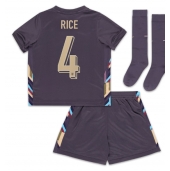 Engeland Declan Rice #4 Uit tenue voor kinderen EK 2024 Korte Mouwen (+ broek)