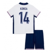 Engeland Ezri Konsa #14 Thuis tenue voor kinderen EK 2024 Korte Mouwen (+ broek)