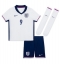 Engeland Harry Kane #9 Thuis tenue voor kinderen EK 2024 Korte Mouwen (+ broek)