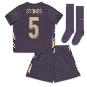 Engeland John Stones #5 Uit tenue voor kinderen EK 2024 Korte Mouwen (+ broek)