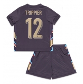 Engeland Kieran Trippier #12 Uit tenue voor kinderen EK 2024 Korte Mouwen (+ broek)