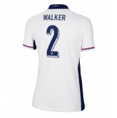 Engeland Kyle Walker #2 Thuis tenue voor Dames EK 2024 Korte Mouwen