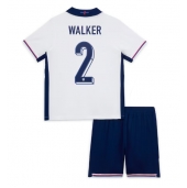 Engeland Kyle Walker #2 Thuis tenue voor kinderen EK 2024 Korte Mouwen (+ broek)