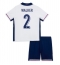 Engeland Kyle Walker #2 Thuis tenue voor kinderen EK 2024 Korte Mouwen (+ broek)