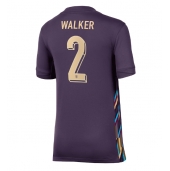 Engeland Kyle Walker #2 Uit tenue voor Dames EK 2024 Korte Mouwen