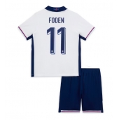 Engeland Phil Foden #11 Thuis tenue voor kinderen EK 2024 Korte Mouwen (+ broek)