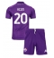 Fiorentina Moise Kean #20 Thuis tenue voor kinderen 2024-25 Korte Mouwen (+ broek)