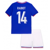 Frankrijk Adrien Rabiot #14 Thuis tenue voor kinderen EK 2024 Korte Mouwen (+ broek)