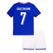 Frankrijk Antoine Griezmann #7 Thuis tenue voor kinderen EK 2024 Korte Mouwen (+ broek)