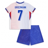 Frankrijk Antoine Griezmann #7 Uit tenue voor kinderen EK 2024 Korte Mouwen (+ broek)