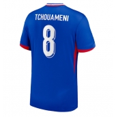 Frankrijk Aurelien Tchouameni #8 Thuis tenue EK 2024 Korte Mouwen