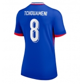 Frankrijk Aurelien Tchouameni #8 Thuis tenue voor Dames EK 2024 Korte Mouwen