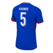 Frankrijk Jules Kounde #5 Thuis tenue EK 2024 Korte Mouwen