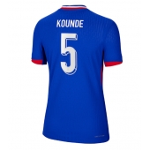 Frankrijk Jules Kounde #5 Thuis tenue voor Dames EK 2024 Korte Mouwen