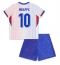 Frankrijk Kylian Mbappe #10 Uit tenue voor kinderen EK 2024 Korte Mouwen (+ broek)