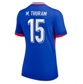 Frankrijk Marcus Thuram #15 Thuis tenue voor Dames EK 2024 Korte Mouwen