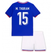 Frankrijk Marcus Thuram #15 Thuis tenue voor kinderen EK 2024 Korte Mouwen (+ broek)