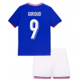 Frankrijk Olivier Giroud #9 Thuis tenue voor kinderen EK 2024 Korte Mouwen (+ broek)