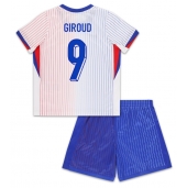 Frankrijk Olivier Giroud #9 Uit tenue voor kinderen EK 2024 Korte Mouwen (+ broek)