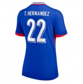 Frankrijk Theo Hernandez #22 Thuis tenue voor Dames EK 2024 Korte Mouwen