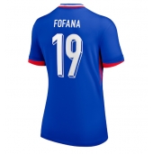 Frankrijk Youssouf Fofana #19 Thuis tenue voor Dames EK 2024 Korte Mouwen