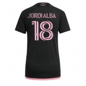 Inter Miami Jordi Alba #18 Uit tenue voor Dames 2024-25 Korte Mouwen