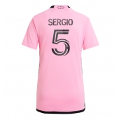 Inter Miami Sergio Busquets #5 Thuis tenue voor Dames 2024-25 Korte Mouwen