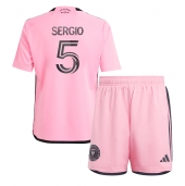 Inter Miami Sergio Busquets #5 Thuis tenue voor kinderen 2024-25 Korte Mouwen (+ broek)