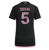 Inter Miami Sergio Busquets #5 Uit tenue voor Dames 2024-25 Korte Mouwen