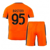 Inter Milan Alessandro Bastoni #95 Derde tenue voor kinderen 2023-24 Korte Mouwen (+ broek)