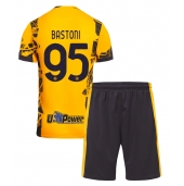 Inter Milan Alessandro Bastoni #95 Derde tenue voor kinderen 2024-25 Korte Mouwen (+ broek)