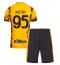 Inter Milan Alessandro Bastoni #95 Derde tenue voor kinderen 2024-25 Korte Mouwen (+ broek)